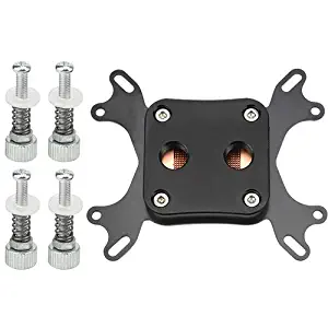 BXQINLENX Professional Universal CPU Water Cooling Block for Intel/AMD Water Cool System Computer Black