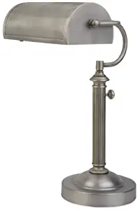 Verilux Princeton Natural Spectrum Desk and Table Lamp, Antiqued Nickel