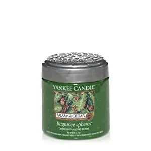 Yankee Candle Balsam & Cedar Fragrance Spheres Odor Neutralizing Beads, Festive Scent