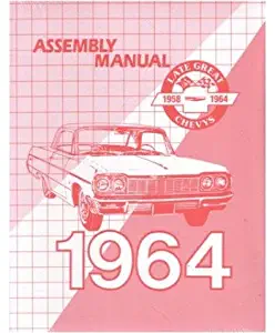 1964 Chevrolet Belaire Biscayne Impala Assembly Manual