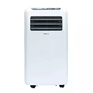 Shinco SPF2-10C 10,000 BTU Portable Air Conditioner,Dehumidifier Fan Functions,Rooms up to 300-450 sq.ft, Remote Control, LED Display, White