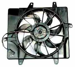 TYC 620440 eplacement Radiator/Condenser Cooling Fan Assembly