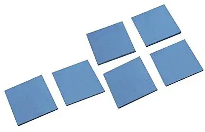 Jammas 15pcs /lot 20x20mm Laptop GPU South Bridge IC Heatsink Cooling Silicone Thermal Conductive Pad - (Weight: 20x20x2.0mm)