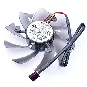 Brand new original T121225SM 12V 0.25A 60mm frameless bracket fan blade blue led light cooler cooling fan