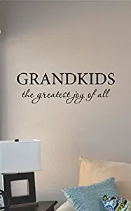 JS Artworks Grandkids The Greatest Joy of All Vinyl Wall Art Decal Sticker