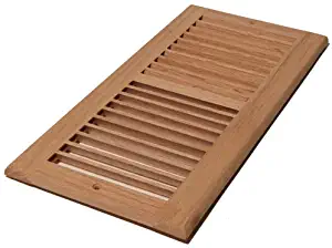 Decor Grates WL614R-U 6-Inch by 14-Inch Wood Return Air, Unfinished Oak