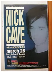 Nick Cave and The Bad Seeds Handbill poster &