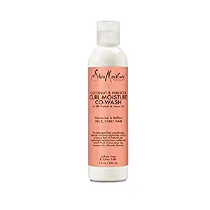 Shea Moisture Coconut & Hibiscus Co-Wash Conditioning Cleanser, 12 Ounce