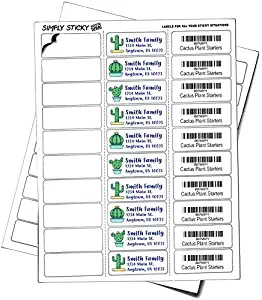 750 Blank Address Labels, FBA Barcode Labels (5030, 1” x 2 5/8”) – Strong Adhesive Sticker FNSKU Mailing Labels – Printable Labels for Mailing Envelopes