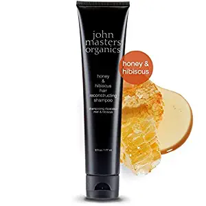 John Masters Organics - Honey & Hibiscus Hair Reconstructing Shampoo - Intense Moisturizing Shampoo to Restore & Revitalize Dry or Damaged Hair - 6 oz