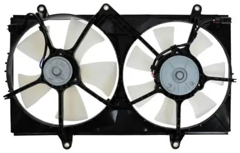 Dual Radiator and Condenser Fan Assembly - Cooling Direct For/Fit TO3115106 98-02 Toyota Corolla