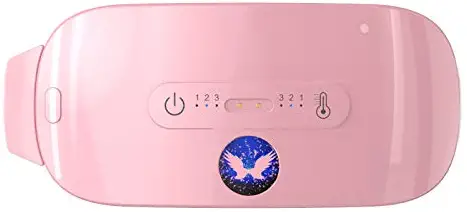 Nrpfell Heated Waist Belt, Warm Uterus Belt, Heating Pad Electric, Menstrual Cramp Warming Belt Gift for Women Pink