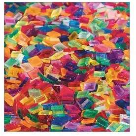 Color Splash!A Square Plastic Tile Assortment