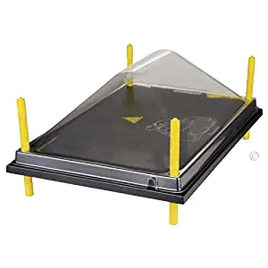 Premier Chick Heating Plate Kit - Includes Cover and Warms Up to 50 Chicks - 16" W x 24" L