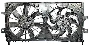 TYC 621430 Chevrolet/Pontiac Replacement Radiator/Condenser Cooling Fan Assembly