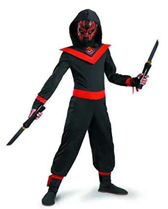 Glow Away Neon Ninja Costume