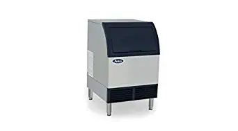 ATOSA Commercial Ice Maker Machine Medium,Air-cooled Condenser YR280-AP-161Ice-Making Capacity 283 lbs/24h 110V Storage Capacity 88lb Power 704W