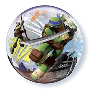Single Source Party Supplies 22" Bubble Teenage Mutant Ninja Turtles Balloon - Pack of 5