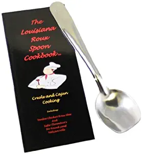 Louisiana Roux Spoon 100S Cajun-Themed Gift Set with Cookbook and Roux Spoon