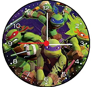 Quartz Ninja Turtles Wall Clock