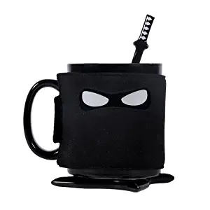 Havitar Creative Transformers style Coffee Mug, Ninja Coffee Mug, Bumblebee style Coffee Mug Optimu sstyle Mug Coffee Mug Christmas Gift Iron Man Mug (Ninja Cup)
