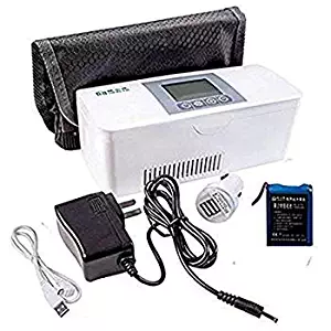 AIJUN Portable Insulin Cooler Case Keeping Mini Insulin Cooler Car Refrigerator Keeps Diabetes Medication Cool and Insulated (Built-in One Battery) (Two Batteries Include)