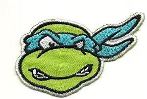 Teenage Mutant Ninja Turtles LEONARDO Embroidered Iron On/Sew On Patch