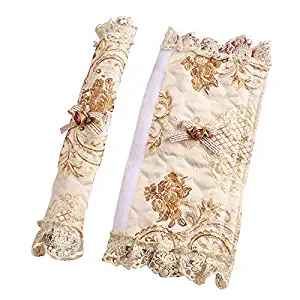 1 Pair Refrigerator Handle Cover Embroidered Refrigerator Door Handle Covers Fridge Handle Covering Door Knob Cover for Home or Office Use