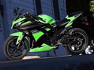  Green Black Complete Fairing Cowl Kit Injection for 2013-2017 Kawasaki Ninja 300 2014 EX300R EX-300R 