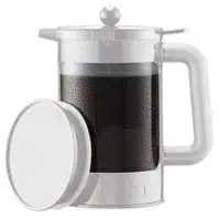 Bean Cold Brew Coffee Maker 12 Cup, 51 oz, White
