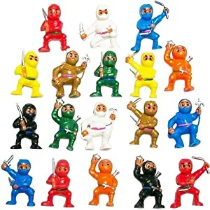 200 Mini Karate Ninjas Warriors Fighters Figures Cupcake Cake Toppers Ninja Kung Fu Guys Martial Arts Men Lot Party Favors Toys