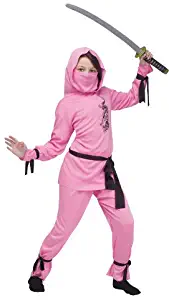 Fun World Ninja Costume, Small 4 - 6, Multicolor
