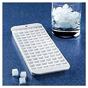 4 X Cubette Mini Ice Cube Trays (Set of 4, White) by Rovel