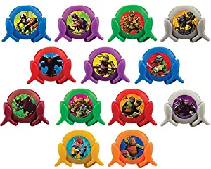 Nickelodeon Teen Age Mutant Ninja Turtles Disk Shooters (Set of 12 Party Favors)