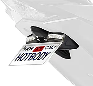 Hotbodies Racing 51601-1000 KAW. ZX10R (2016) ABS License plate TAG bracket - Black