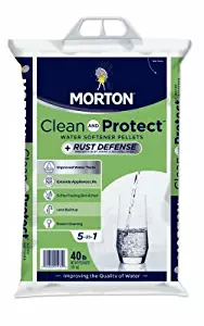 Morton F124700000g Clean & Protect / Rust Defense Water Softener Pellets, 40 Lb