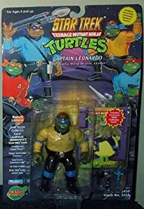Star Trek Teenage Mutant Ninja Turtles Captain Leonardo Action Figure
