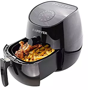 FitFryer Electric Hot Air Fryer, Healthy Oil Free Multi-Purpose Air fryer, 3.5 Qt Removable Dishwasher Safe Basket, Rapid Cook Technology- 70% OFF