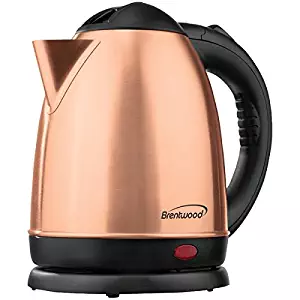 Brentwood KT-1780RG RG Tea Kettle 1.5l, 8.40in. x 7.70in. x 7.40in, Rose Gold