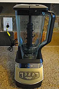 Ninja NJ600 Professional Stacked Blade Blender, Wth 1,000W Motor Base, Black Color