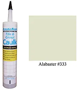 Color Fast Caulk Matched to Custom Building Products (Alabaster Sanded)