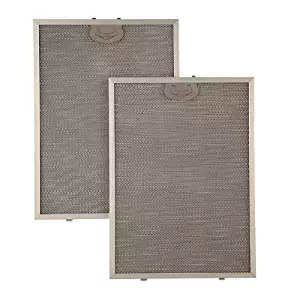 Broan BPPFA30 Grease Antimicrobial Replacement Filter for QP130, Aluminum, 2-Pack
