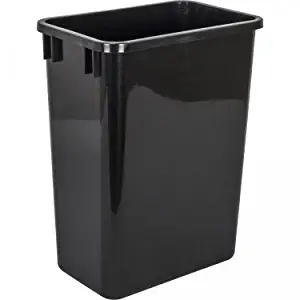 Replacement Waste Container, 35qt., Black