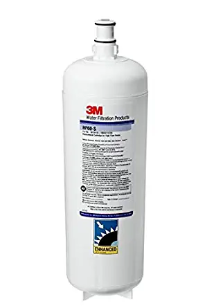 3M Water Filtration Products Filter Cartridge, Model HF60-S, Scale Inhibition, 35000 Gallon Capacity, 3.34 gpm Flow Rate, 0.2 Micron