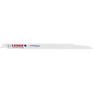 LENOX Tools Wood Cutting Reciprocating Saw Blade with Power Blast Technology, Bi-Metal, 12-inch, 6 TPI, 5/PK
