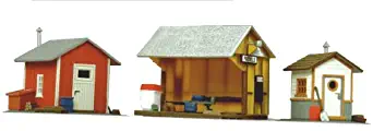 Life-Like Trains HO Scale Building Kits - Trackside Shanties