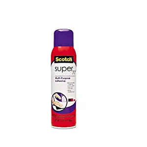 Super 77 Multipurpose Spray Adhesive, 13.57 oz, Aerosol, Total 12 EA, Sold as 1 Carton
