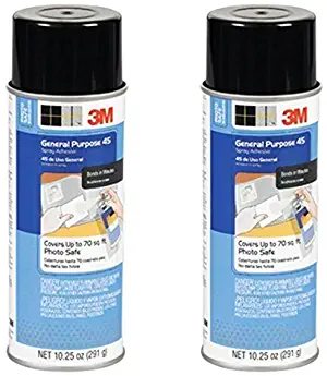 2-Pack 3M General Purpose 45 Spray Adhesive, 10-1/4-Ounce