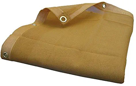 06 X 08 Heavy Duty Desert Beige Mesh Tarp