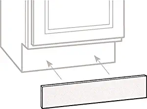 CONTINENTAL CABINETS Cabinet Accessories 2478280 Rsi Home Products Toe Kick, White, 90"